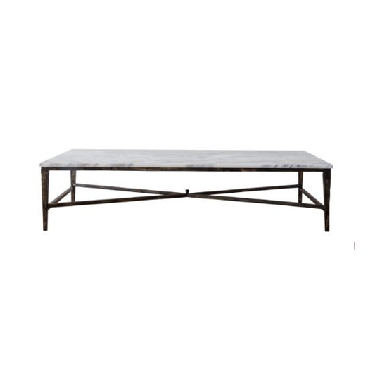 Safari Coffee Table (Metal and Marble)